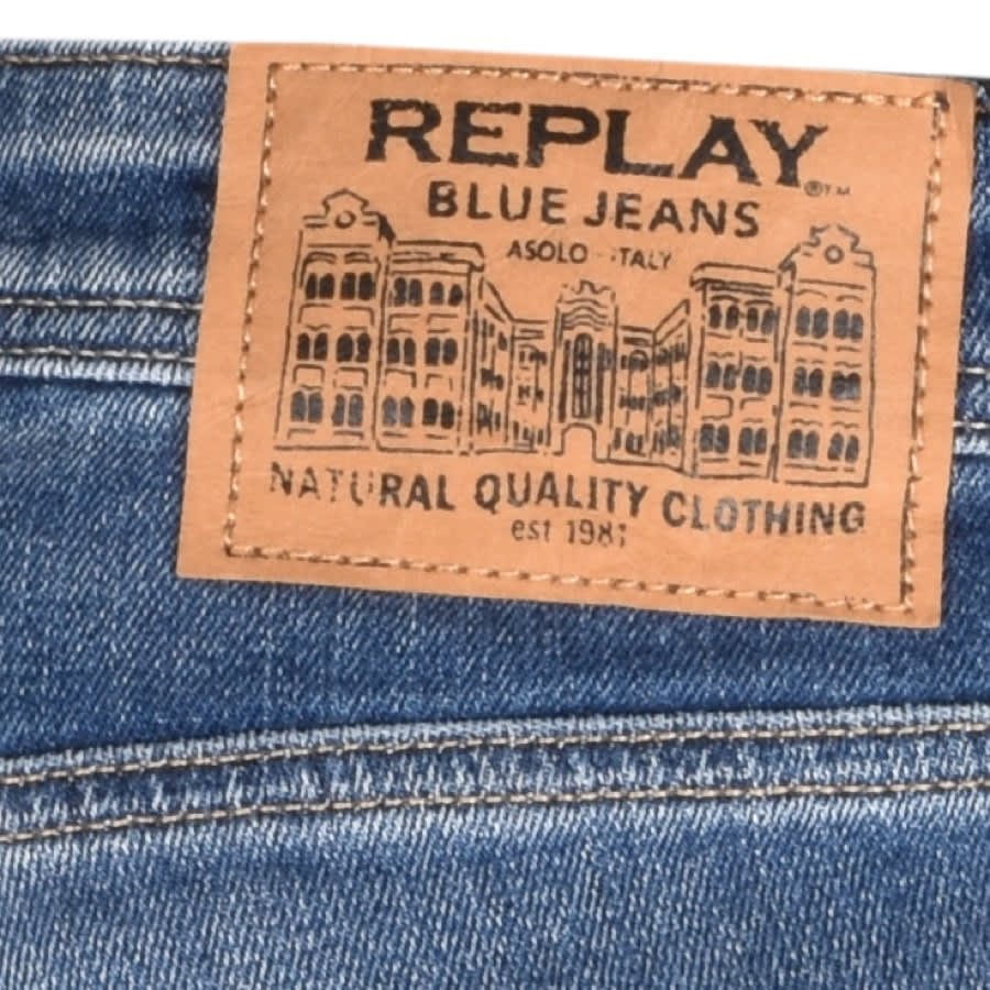 Alternative Image for ProductReplay Comfort Fit Rocco Jeans Blue3